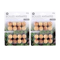 Mottenballen met lavendel geur - 32x - anti-motten - cederhout - kledingkast ongediertewering