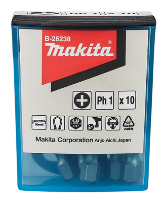 Makita Accessoires Schroefbit PH1x50mm - B-26238 B-26238