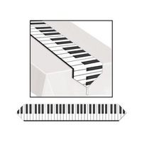 Plastic tafelloper piano - thumbnail