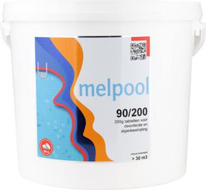 Melpool grote chloortabletten 200 grams 5 kg