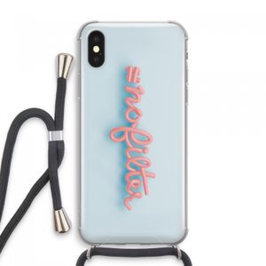 #nofilter: iPhone XS Max Transparant Hoesje met koord