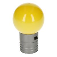 Geel magneet LED lampje 4,5 cm - thumbnail