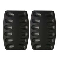 Set di 2 stampi per madeleine con 12 stampe - ZENKER - Paesi Speciali