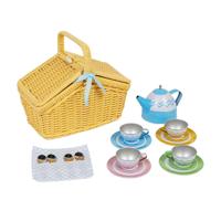 Bigjigs picknickset in mand, 18dlg.