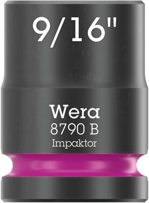 Wera 8790 B Impaktor-dop met 3/8"-aandrijving, 9/16" x 30 mm - 05005519001