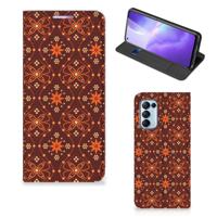 OPPO Find X3 Lite | Hoesje met Magneet | Batik Brown