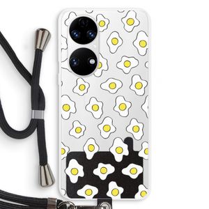 Spiegeleitjes: Huawei P50 Transparant Hoesje met koord