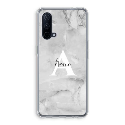 Ivory Marble: OnePlus Nord CE 5G Transparant Hoesje