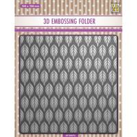 Nellie's Choice • 3d embossing folder achtergrond bladeren 15x15cm