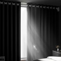 Effen / Massief Verduisteringsgordijnen gordijnen Twee panelen Gordijn Slaapkamer Curtains Lightinthebox - thumbnail