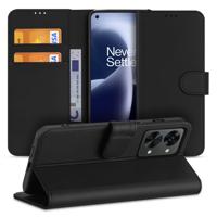 OnePlus Nord 2T 5G | Bookcase | Hoesje Zwart met Stand Case en Pasjeshouder