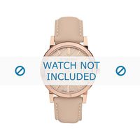 Horlogeband Burberry BU9014 Leder Beige 20mm - thumbnail