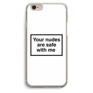 Safe with me: iPhone 6 / 6S Transparant Hoesje