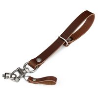 The Hantler Wrist strap - quick release Brandy / zilver