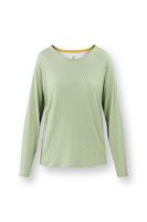 Pip Studio Pip Studio Tina Long Sleeve Top Thousand Leaves Light Green S