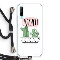 I love cacti: Huawei P Smart Pro Transparant Hoesje met koord