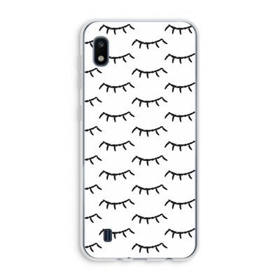 Wimpers: Samsung Galaxy A10 Transparant Hoesje