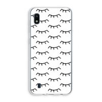 Wimpers: Samsung Galaxy A10 Transparant Hoesje Wimpers: Samsung Galaxy A10 Transparant Hoesje