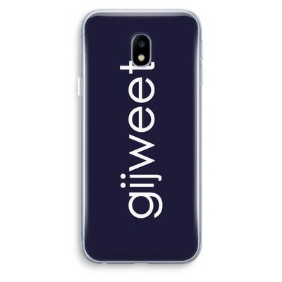 Gijweet: Samsung Galaxy J3 (2017) Transparant Hoesje