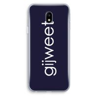 Gijweet: Samsung Galaxy J3 (2017) Transparant Hoesje Gijweet: Samsung Galaxy J3 (2017) Transparant Hoesje