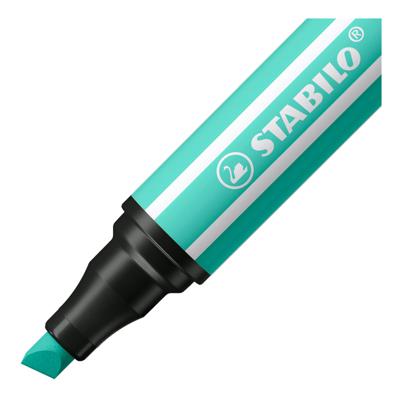 STABILO pen 68 max viltstift met dikke beitelpunt ijsgroen