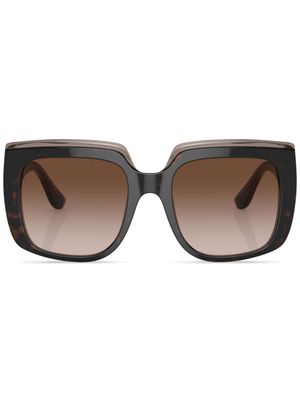 Dolce & Gabbana Eyewear lunettes de soleil à monture carrée - Vert