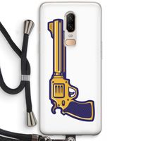 Pew Pew Pew: OnePlus 6 Transparant Hoesje met koord
