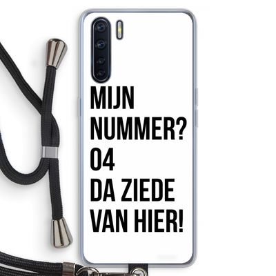 Da ziede van hier: Oppo A91 Transparant Hoesje met koord