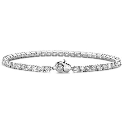 TI SENTO-Milano 2995ZI Armband Tennis zilver-zirconia wit 2,5 mm