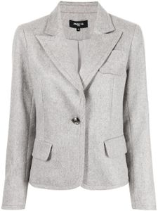 Paule Ka blazer à simple boutonnage - Gris