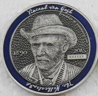 Dutch Geocoin 2015 - Antiek zilver - RE - Vincent van Gogh