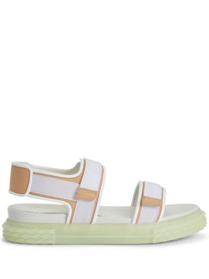 Giuseppe Zanotti sandales Blabber Gummy à brides - Blanc