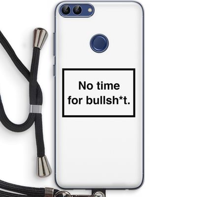 No time: Huawei P Smart (2018) Transparant Hoesje met koord