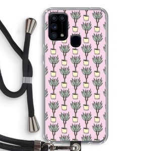 Boompje: Samsung Galaxy M31 Transparant Hoesje met koord