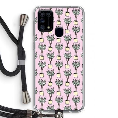 Boompje: Samsung Galaxy M31 Transparant Hoesje met koord