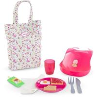 Babyaccessoires - COROLLE - Grote maaltijdbox - Voor babypoppen van 36 en 42 cm - 11 accessoires - Vanaf 2 jaar