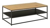 Bendt Salontafel 'Ture' Eiken en metaal, 120 x 60cm