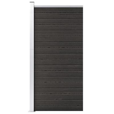 Schuttingpaneel 95x186 cm HKC grijs