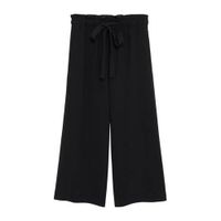 Mango high waist wide leg culotte zwart - thumbnail
