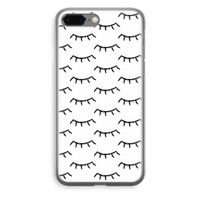 Wimpers: iPhone 8 Plus Transparant Hoesje