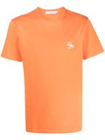 Maison Kitsuné t-shirt à patch Fox - Orange