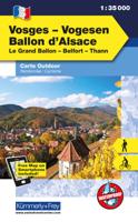 Wandelkaart 3 Outdoorkarte FR Vogesen - Ballon d'Alsace - Vogezen | Kümmerly & Frey