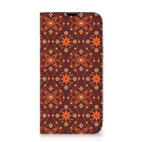 iPhone 13 | Hoesje met Magneet | Batik Brown