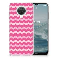 Nokia G20 | G10 TPU bumper Waves Pink - thumbnail