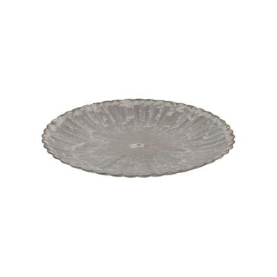 Onderbord Melamine ribbel 33cm bruin