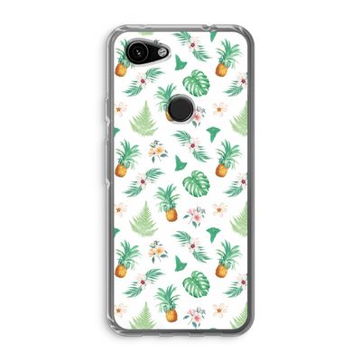 Ananas bladeren: Google Pixel 3a Transparant Hoesje