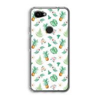 Ananas bladeren: Google Pixel 3a Transparant Hoesje