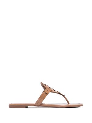 Tory Burch sandales Miller à découpes - Marron
