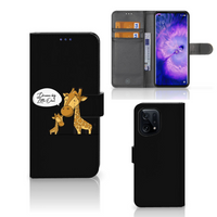 OPPO Find X5 Leuk Hoesje Giraffe