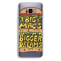 Big Macs Bigger Dreams: Samsung Galaxy S8 Plus Transparant Hoesje